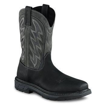 Red Wing Rio Flex 11-inch Waterproof Safety Toe Pull-On Mens Work Boots Black - Style 2208